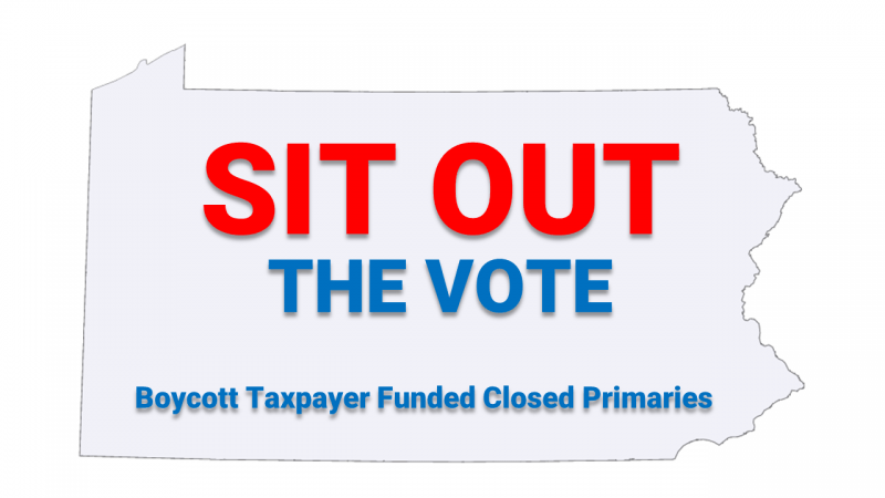 sit out the vote logo